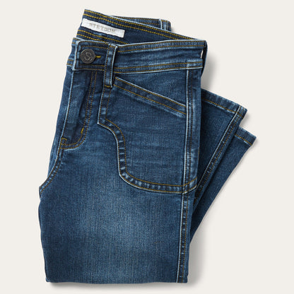 921 High-Rise Flare Jeans Dark Blue - Stetson