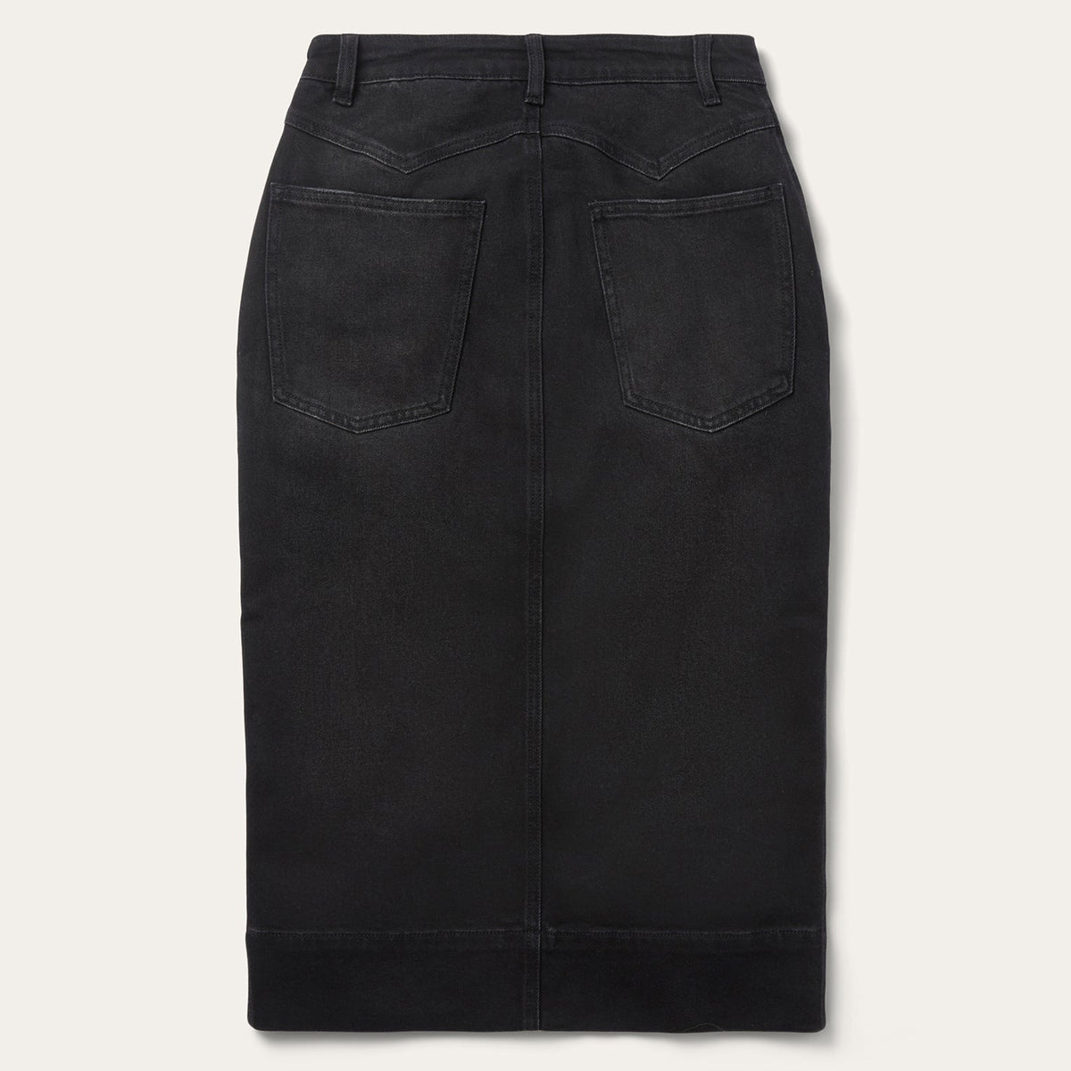Denim Maxi Skirt Black - Stetson