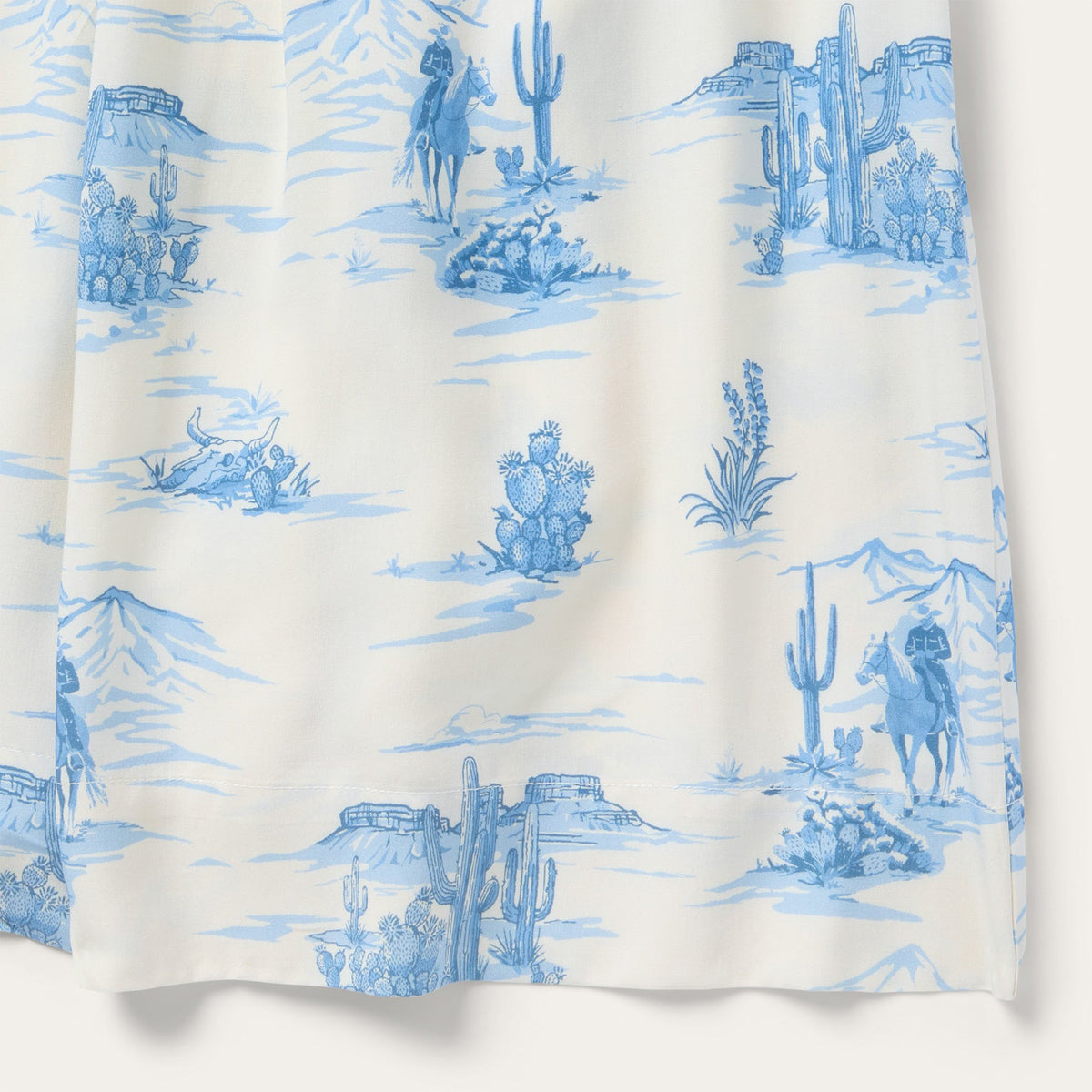Indigo Trail Print Skirt White - Stetson