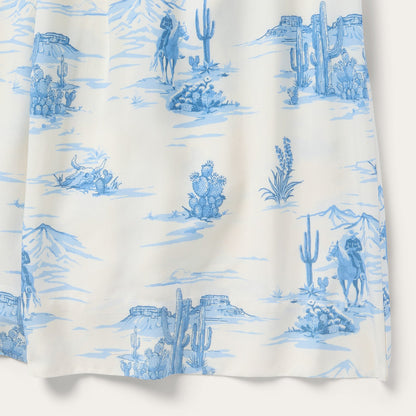 Indigo Trail Print Skirt White - Stetson