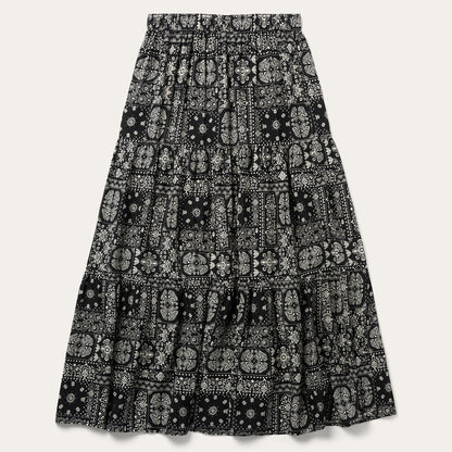 Bandana 3-Tiered Skirt Black - Stetson