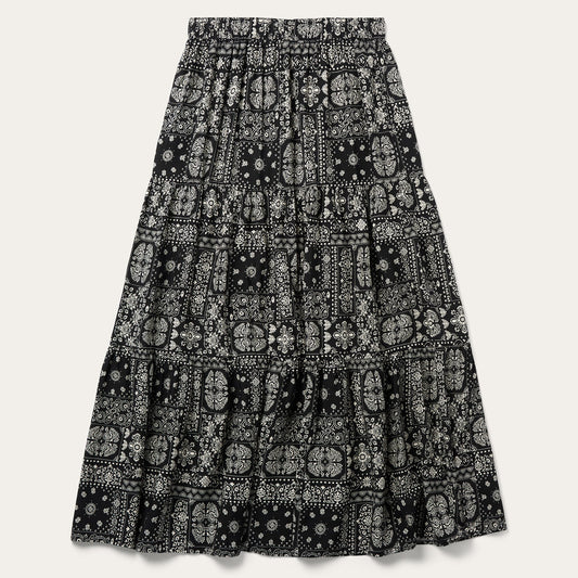 Bandana 3-Tiered Skirt Black - Stetson