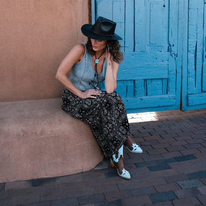 Bandana 3-Tiered Skirt Black - Stetson