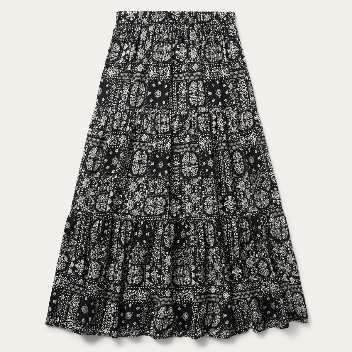 Bandana 3-Tiered Skirt Black - Stetson