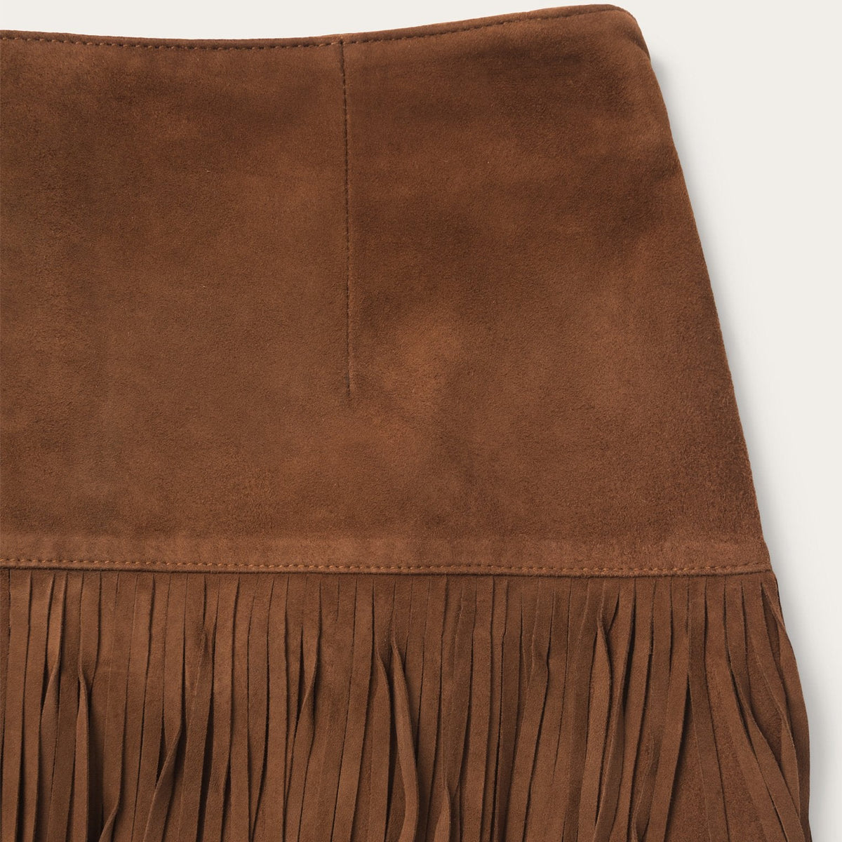 Suede Fringed Skirt Brown - Stetson