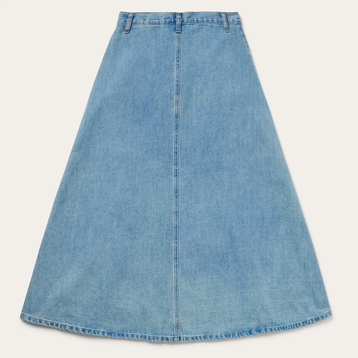Light Wash Denim Skirt Blue - Stetson