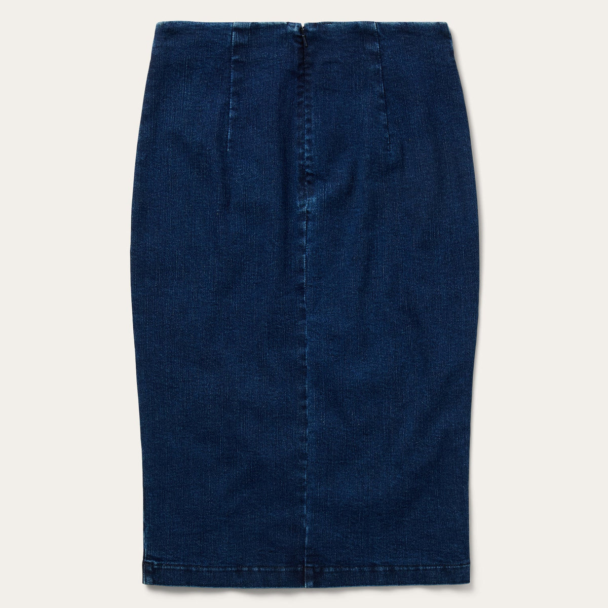 Stretch Denim Pencil Skirt Blue - Stetson