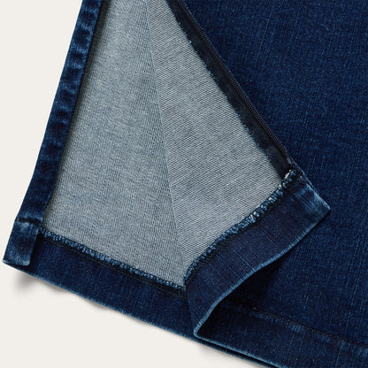 Stretch Denim Pencil Skirt Blue - Stetson