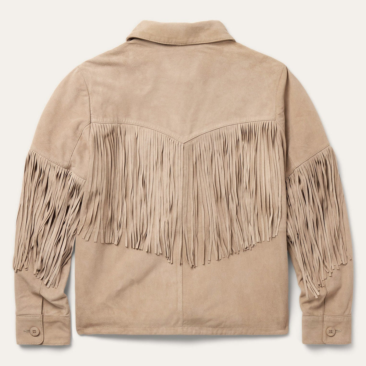 Suede Fringe Jacket Bone - Stetson