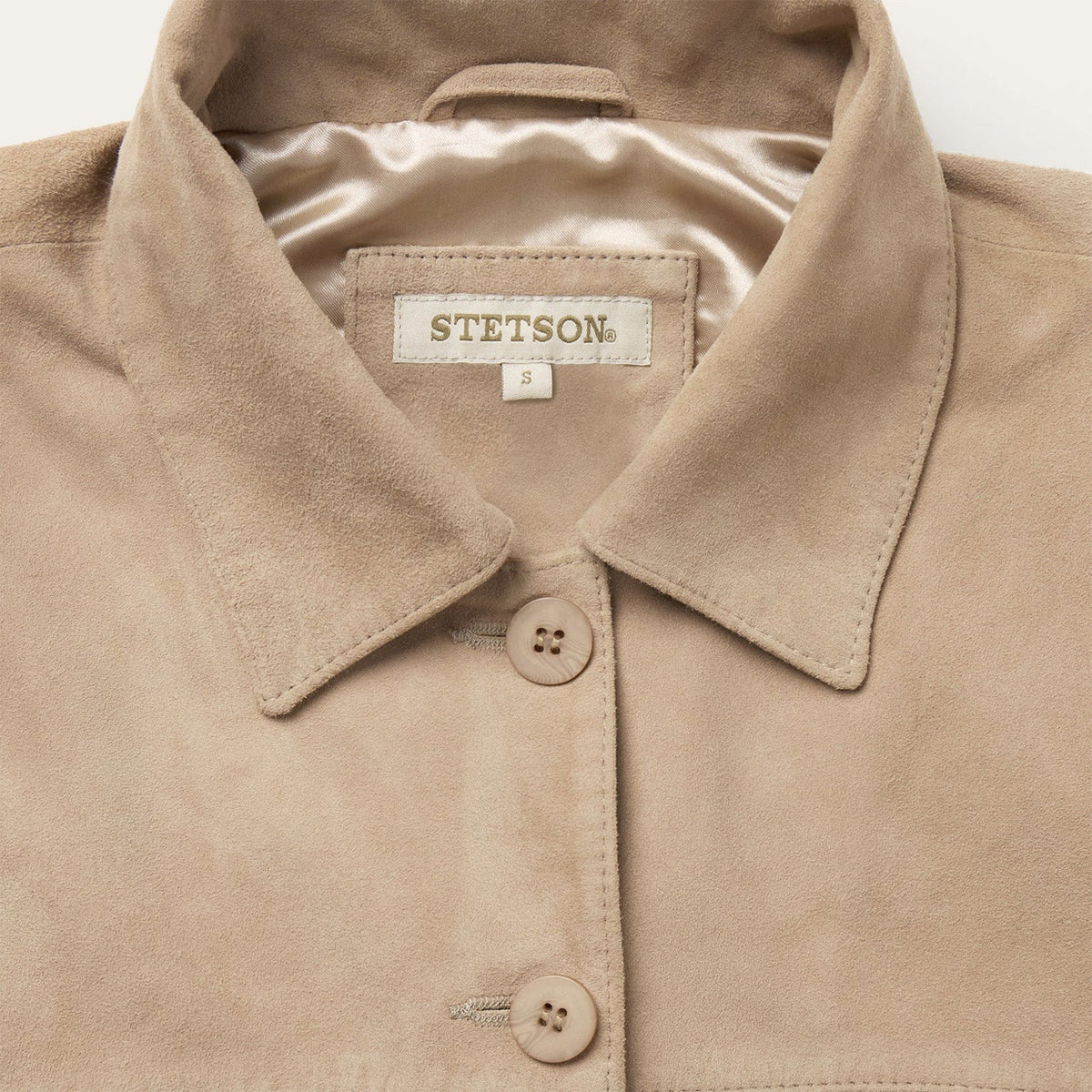 Suede Fringe Jacket Bone - Stetson