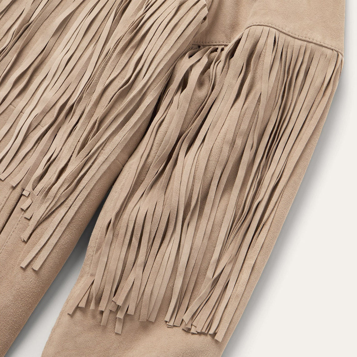 Suede Fringe Jacket Bone - Stetson
