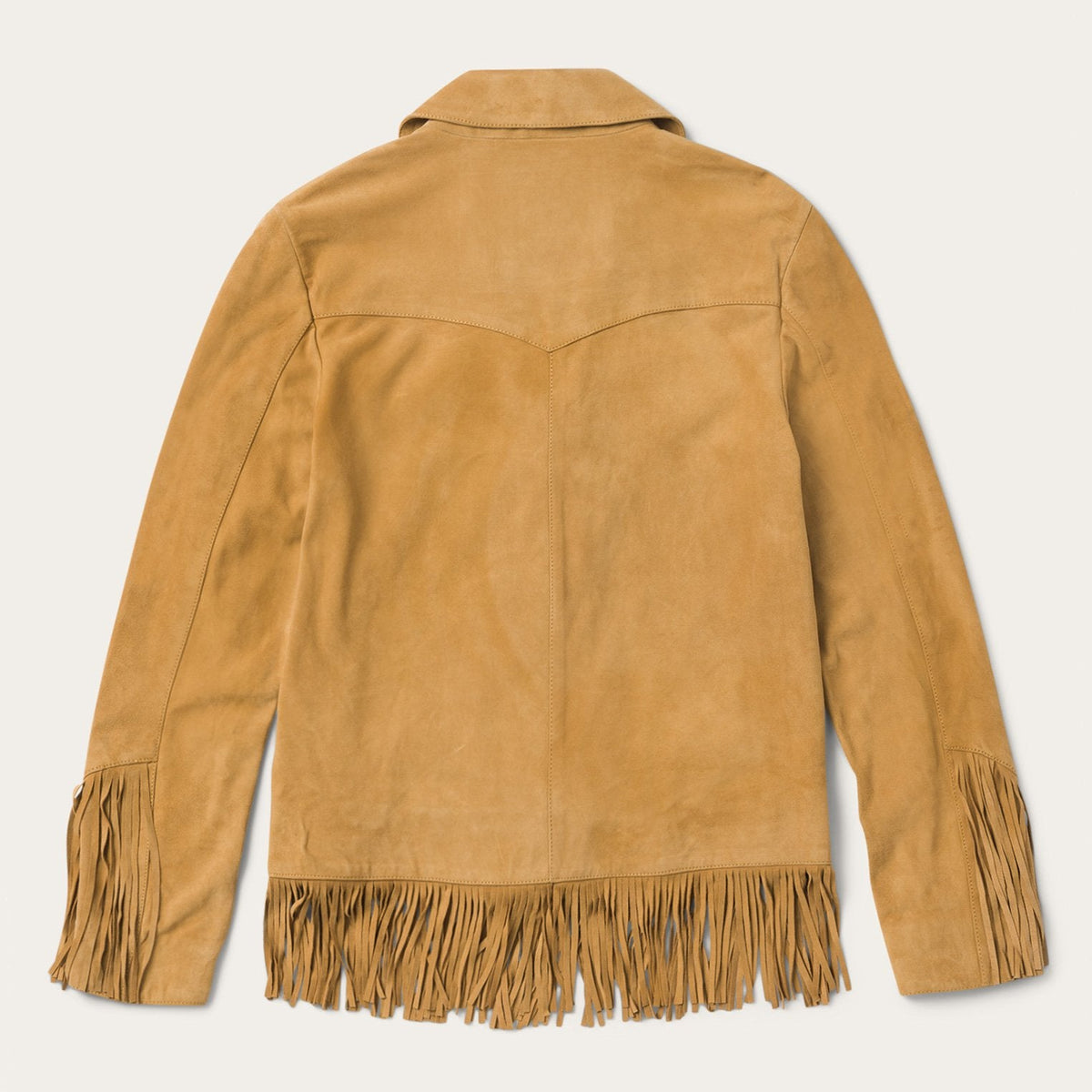 Fringe Suede Jacket Tan - Stetson