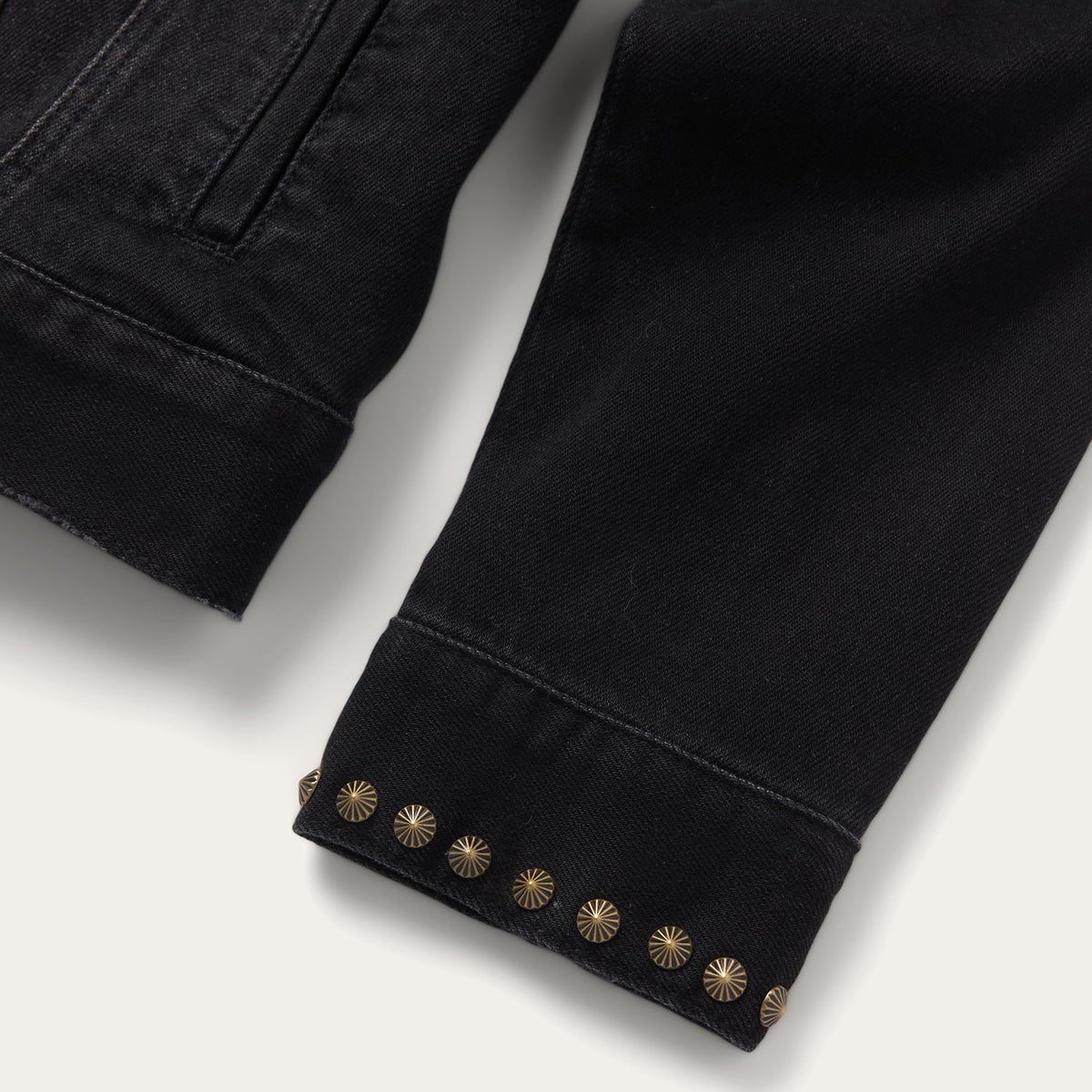 Studded Denim Jacket Black - Stetson