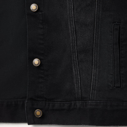 Studded Denim Jacket Black - Stetson