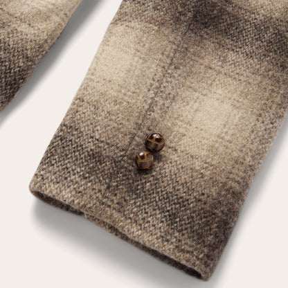 Wool Plaid Western Blazer Brown - Stetson