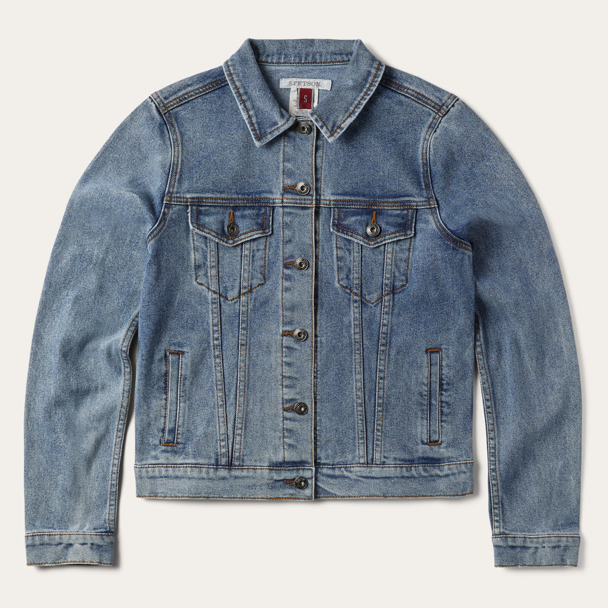 Stretch Denim Jacket Blue - Stetson
