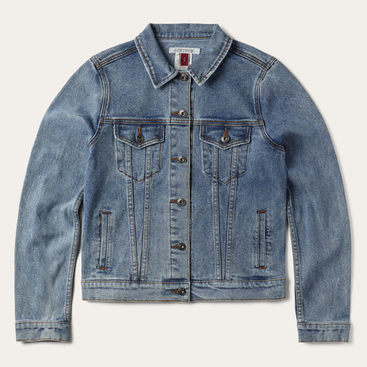 Stretch Denim Jacket Blue - Stetson