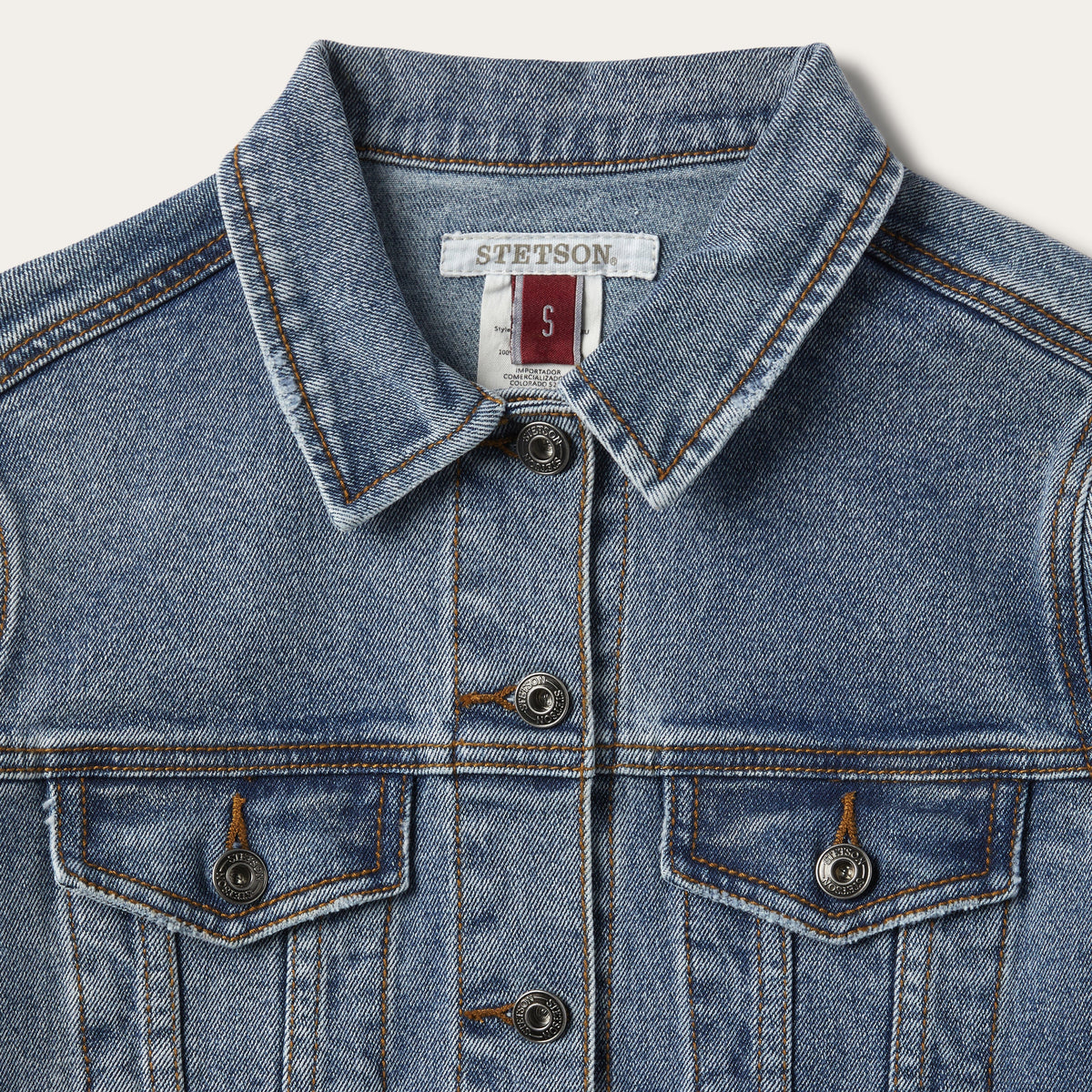 Stretch Denim Jacket Blue - Stetson