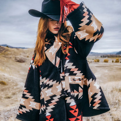 Stetson x Lindsey Thornburg Classic Cloak Black - Stetson