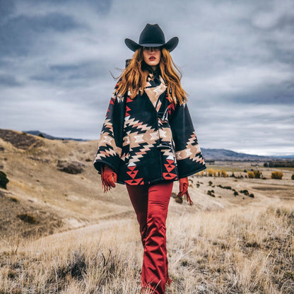 Stetson x Lindsey Thornburg Classic Cloak Black - Stetson