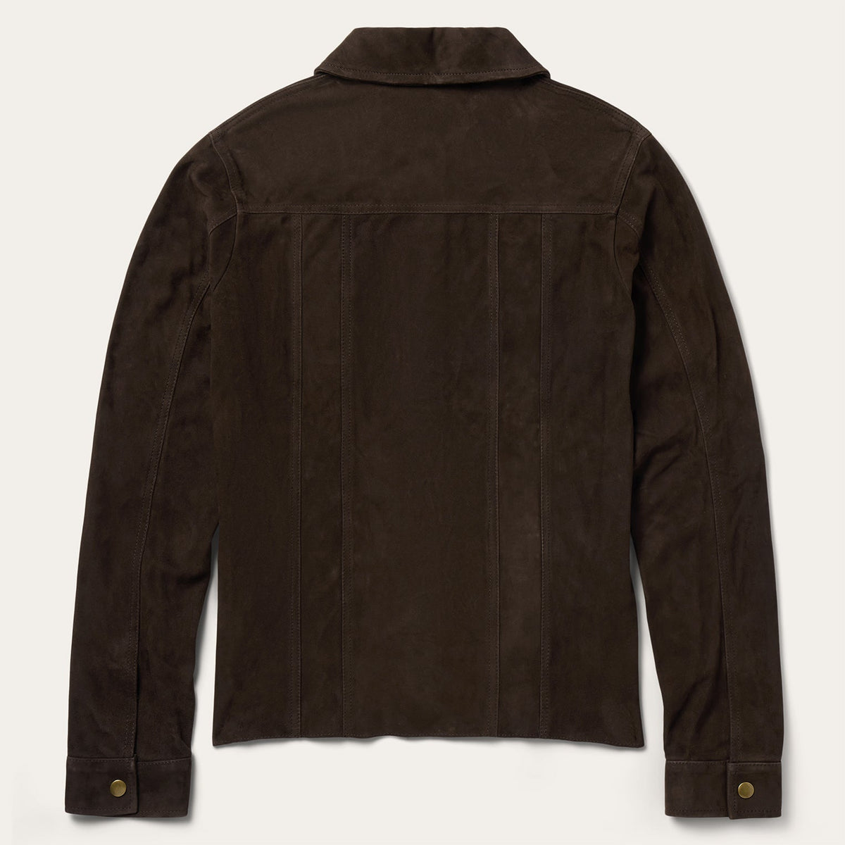 Lambskin Shirt Jacket Brown - Stetson
