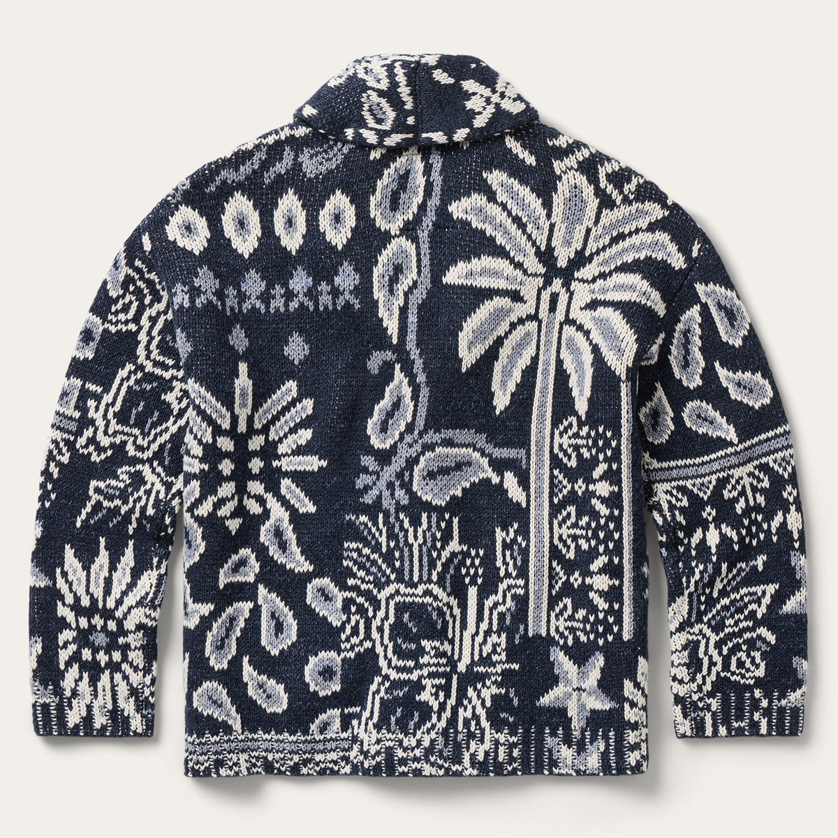 Tommy Bahama x Stetson Palmdana Cardigan Dark Bluestone - Stetson