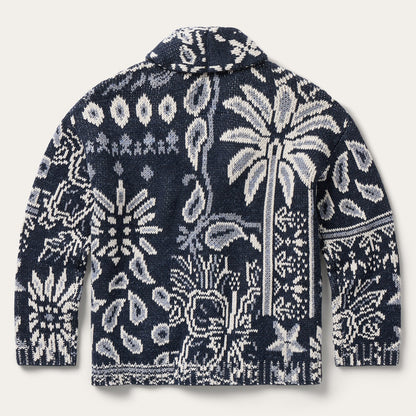 Tommy Bahama x Stetson Palmdana Cardigan Dark Bluestone - Stetson