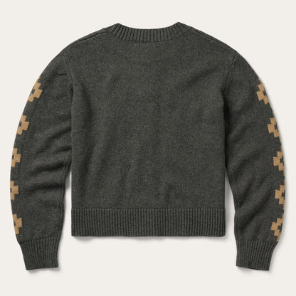 Horse Cardigan Charcoal - Stetson