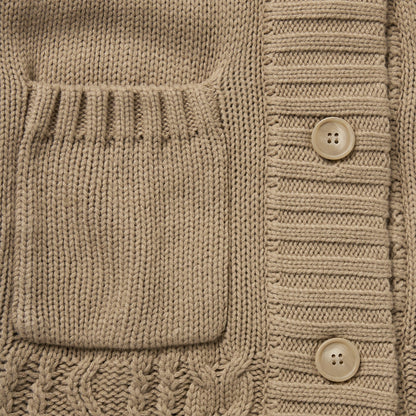 Western Shawl Cardigan Tan - Stetson