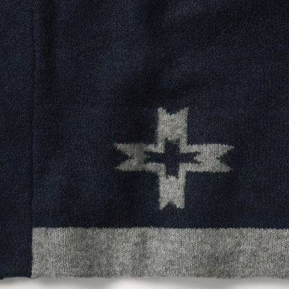 Western Rider Shawl Cardigan Navy - Stetson