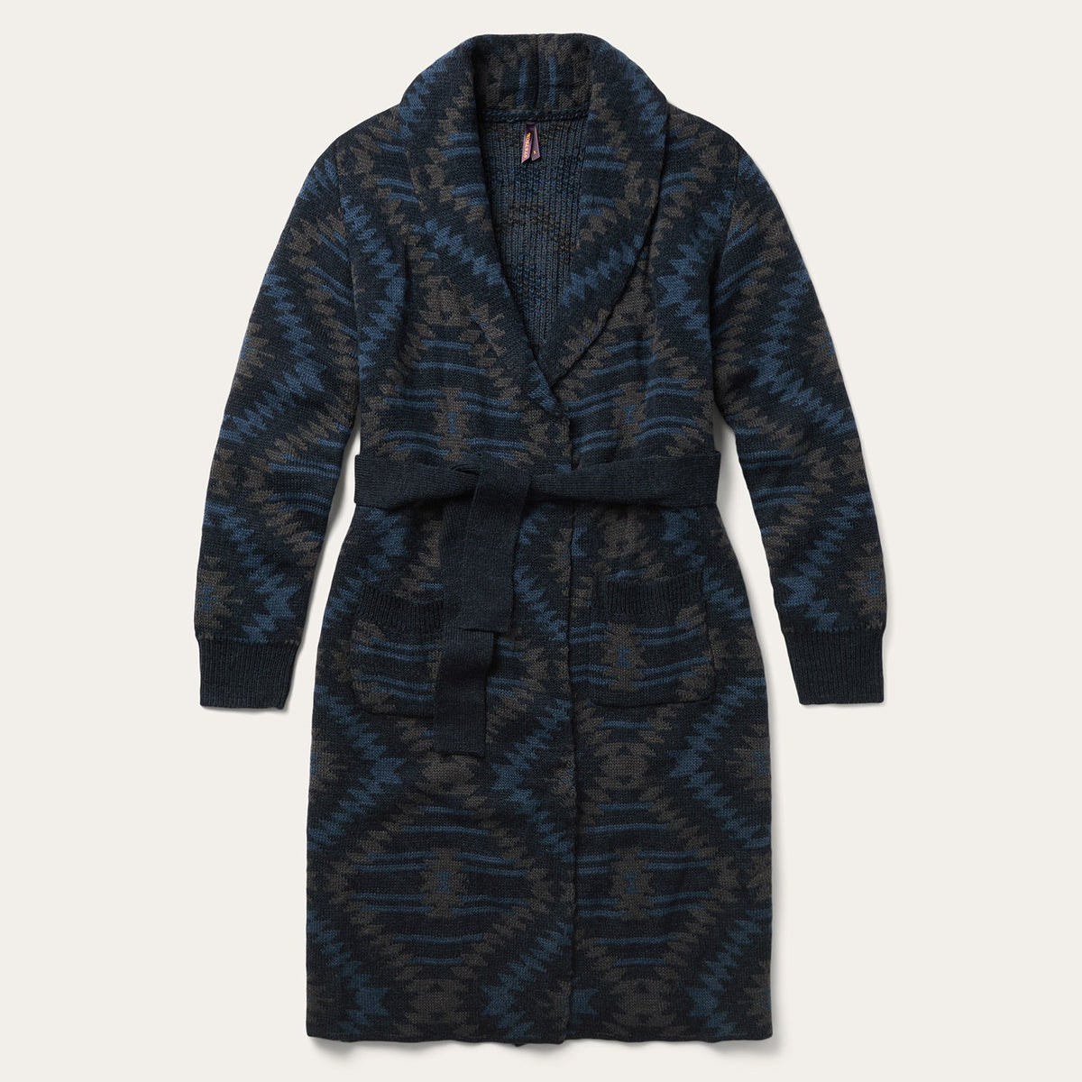 Southwestern Duster Sweater Blue - Stetson