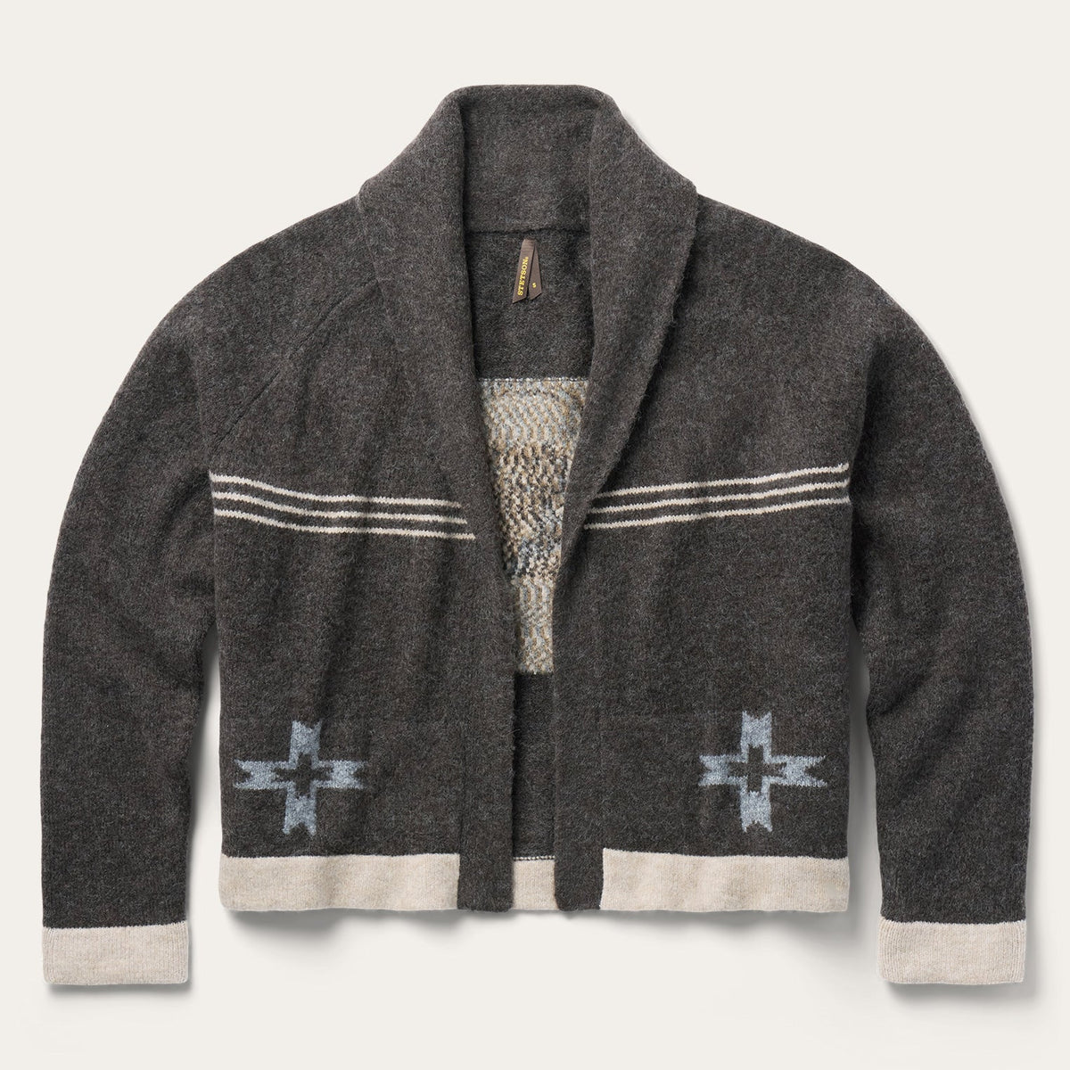 Cropped Retro Cowgirl Sweater Brown - Stetson