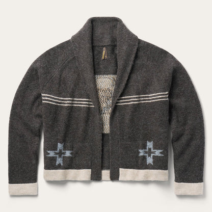 Cropped Retro Cowgirl Sweater Brown - Stetson