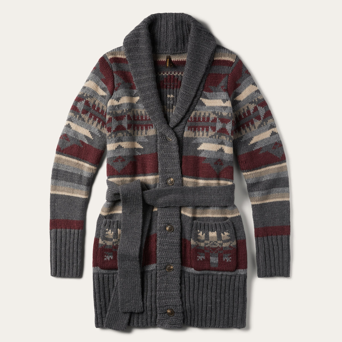 Aztec Belted Cardigan Multi - Stetson
