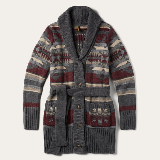 Aztec Belted Cardigan Multi - Stetson