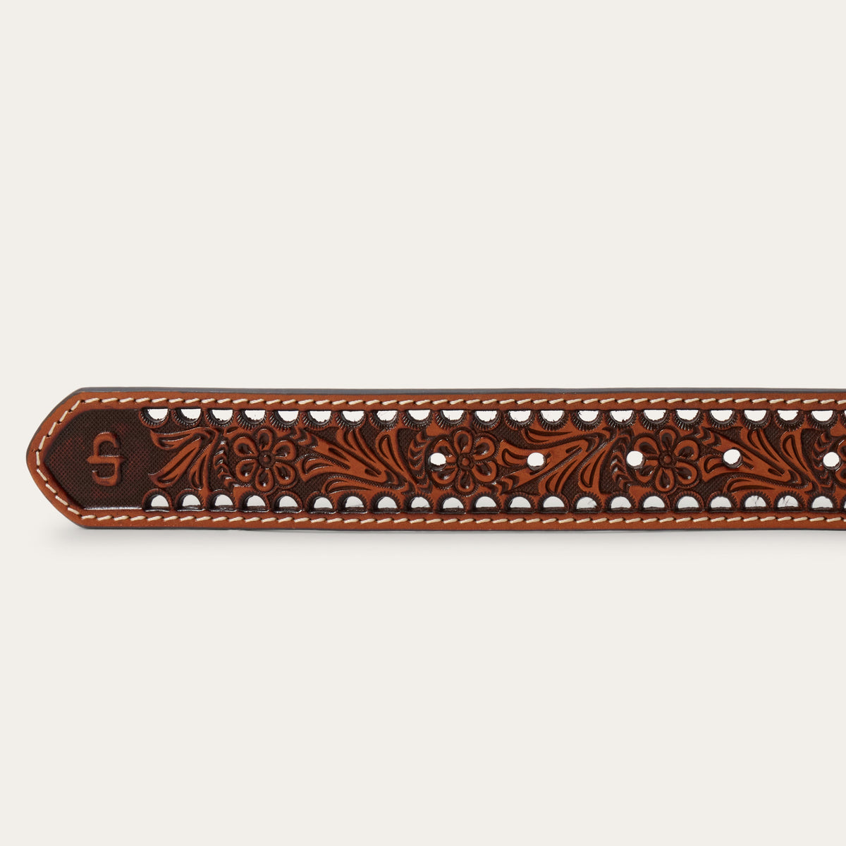 Women's Tooled Belt Natural - Stetson