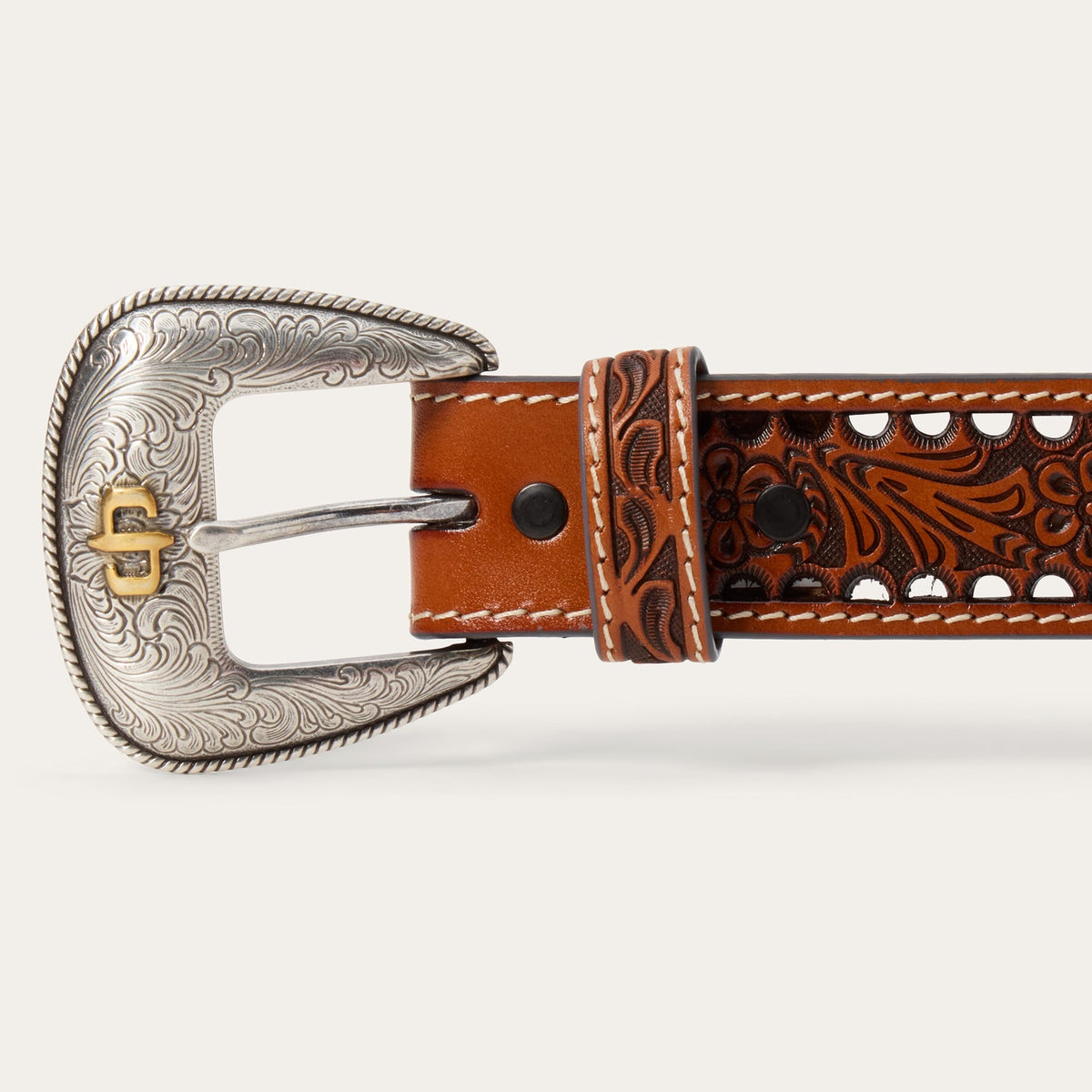 Women's Tooled Belt Natural - Stetson