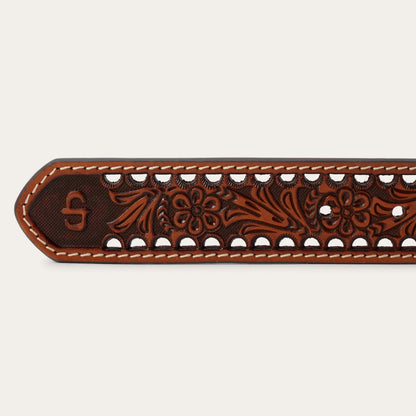 Women's Tooled Belt Natural - Stetson