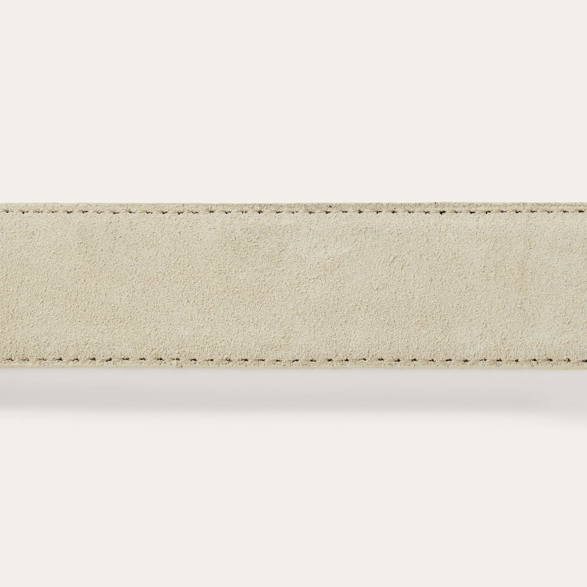 Stetson & THE GREAT. Western Narrow Belt Cream With Silver - Stetson