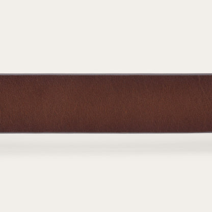 Stetson & THE GREAT. Big Buckle Belt Cognac With Brass - Stetson