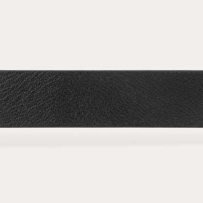 Stetson & THE GREAT. Big Buckle Belt Black With Silver - Stetson