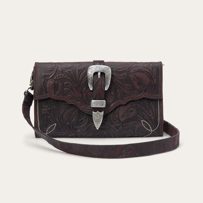 Tooled Clutch Wallet Brown - Stetson