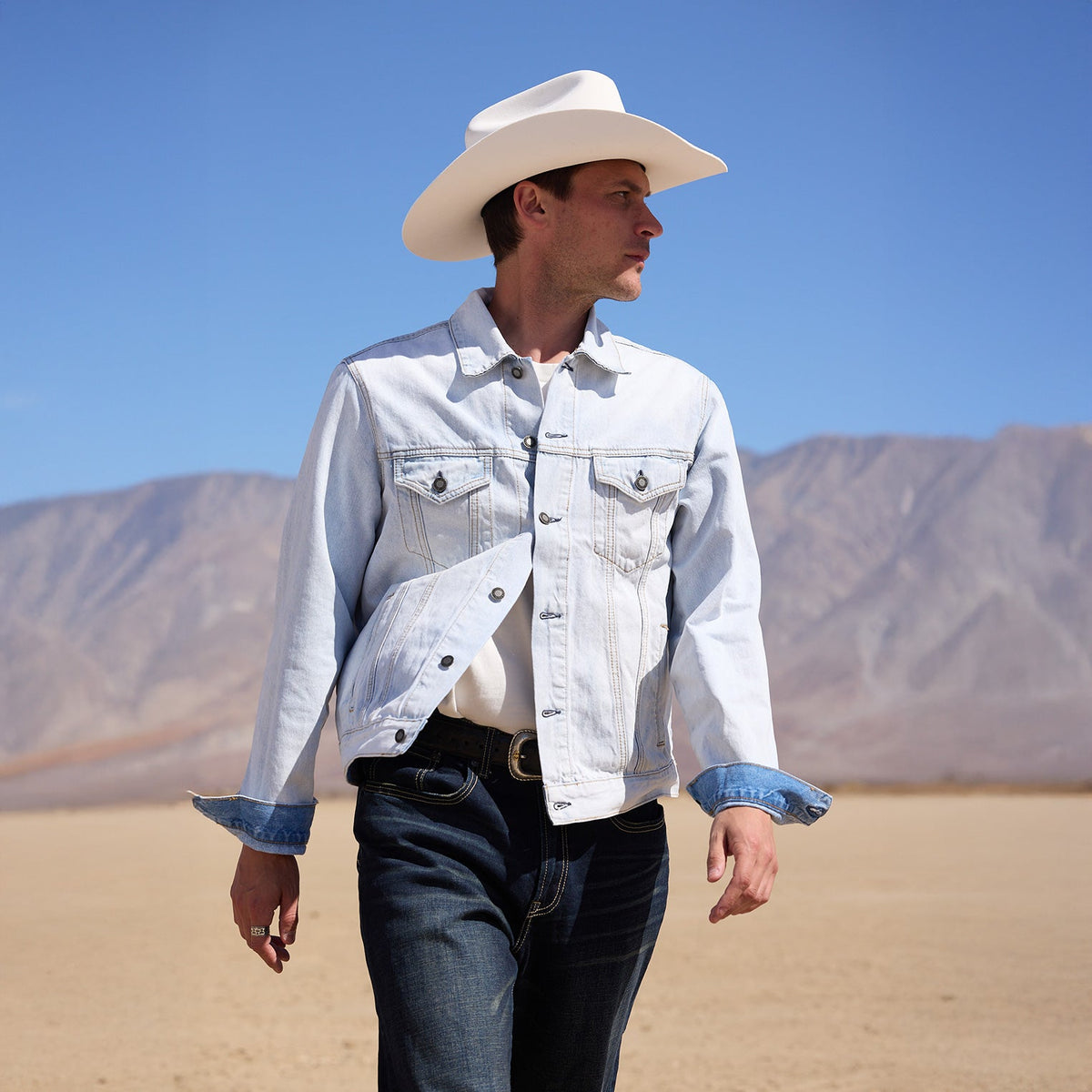 Deadwood 4X Cowboy Hat White - Stetson