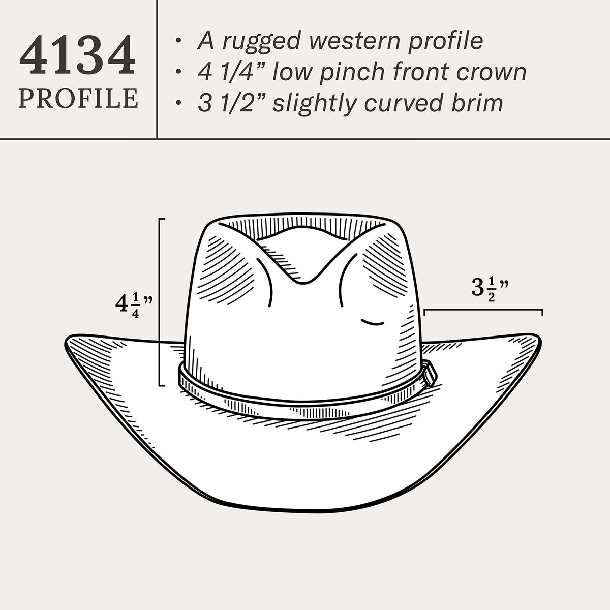 Seneca 4X Cowboy Hat Silver Sand - Stetson