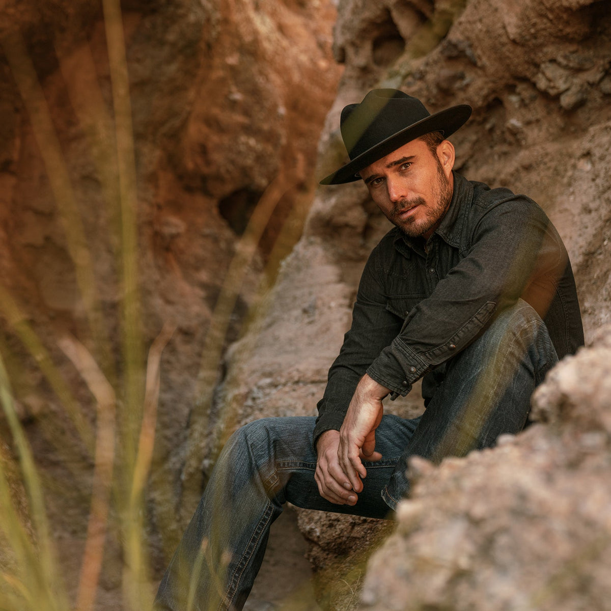 Open Road 6X Cowboy Hat Black - Stetson