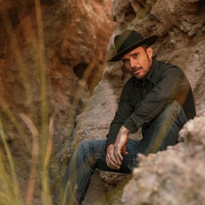 Open Road 6X Cowboy Hat Black - Stetson