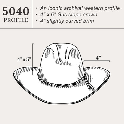 Gus 6X Cowboy Hat Silverbelly - Stetson