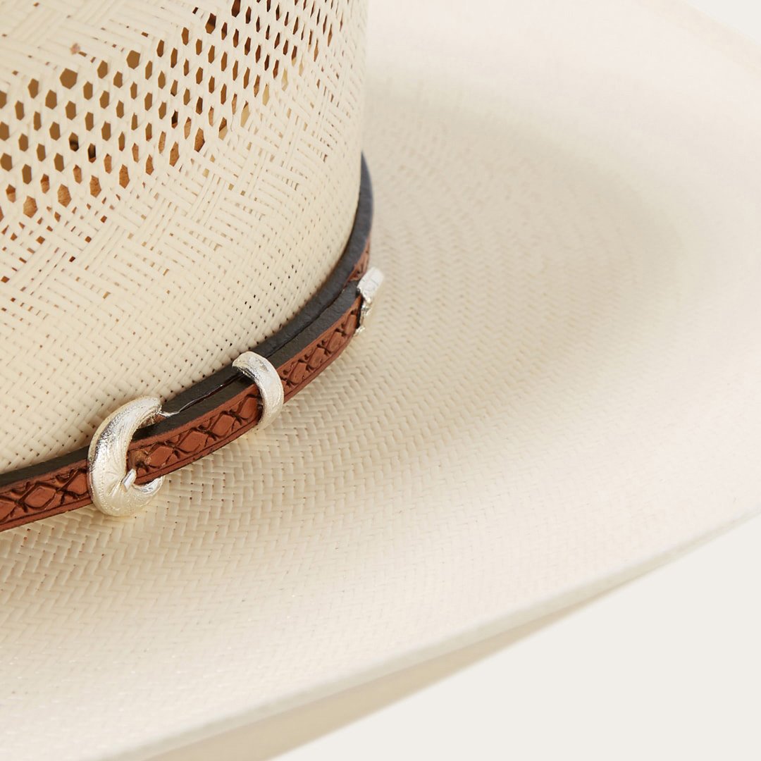 Griffin 100X Straw Cowboy Hat Natural - Stetson