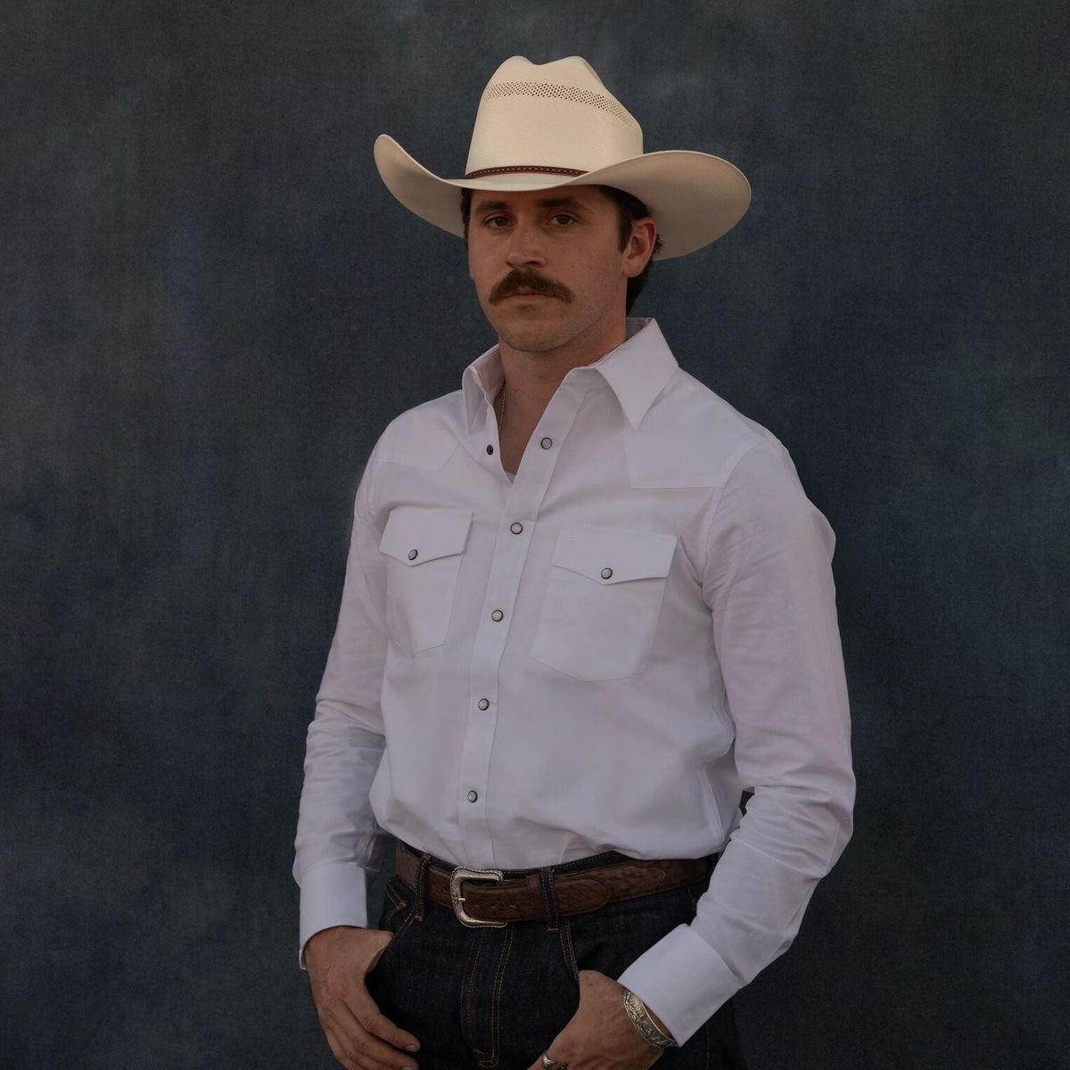 Griffin 100X Straw Cowboy Hat Natural - Stetson
