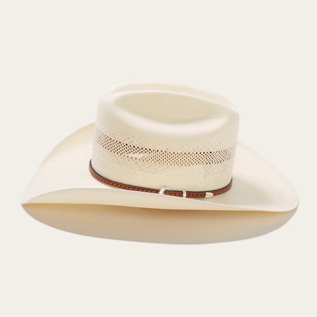 Griffin 100X Straw Cowboy Hat Natural - Stetson